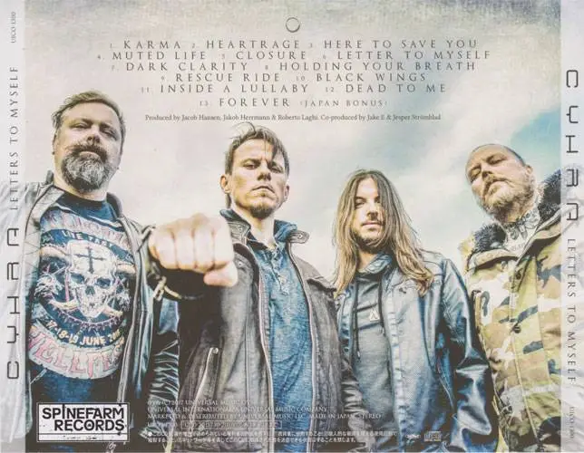 Cyhra - Letters To Myself (2017) {Spinefarm Japan}