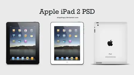 Apple iPad 2 PSD