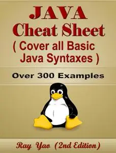 Java Cheat Sheet, Syntax Quick Reference Handbook, by Table and Chart : Syntax Quick Study Guide