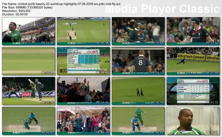 Cricket World Twenty 20 Highlights 07.06.2009