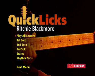 Lick Library - Quick Licks: Classic Rock - Ritchie Blackmore: Key G