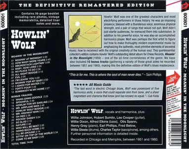 Howlin' Wolf - Moanin' In The Moonlight (1959) The Definitive Remastered Edition 2012