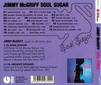 Jimmy McGriff - Soul Sugar & Groove Grease (1971) {Groove Hut Records GH66704 rel 2007}