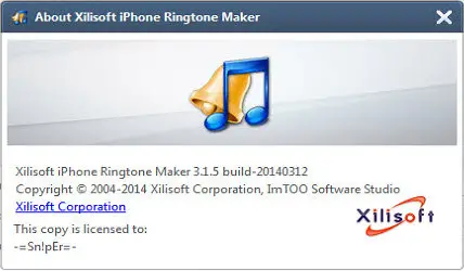 Xilisoft iPhone Ringtone Maker 3.1.5 Build-20140312 Multilingual + Portable