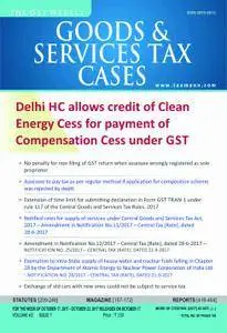 Goods & Services Tax Cases - October 17, 2017