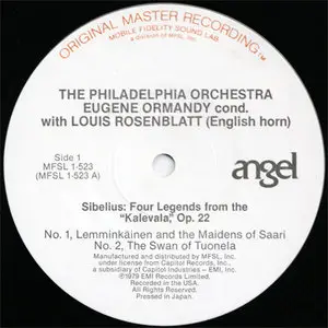 Sibelius - Four Legends From The Kalevala, Op. 22 (MFSL 1-523) (US 198_, 1979) (Vinyl 24-96 & 16-44.1)