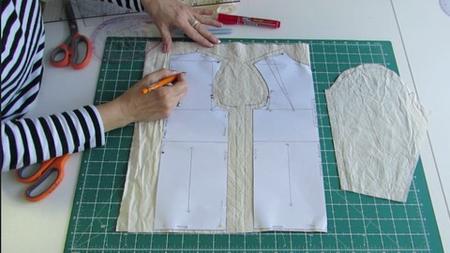 Pattern Making - The bodice and sleeve basic block