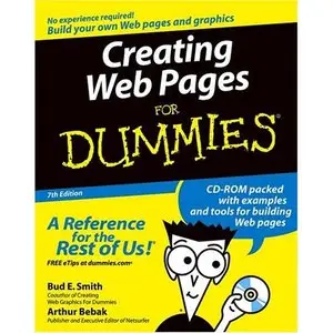 Bud E. Smith, Arthur Bebak, Creating Web Pages For Dummies (Repost) 