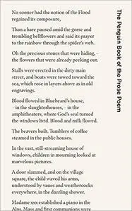 The Penguin Book of the Prose Poem: From Baudelaire to Anne Carson