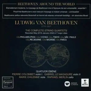 Quatuor Ébène - Beethoven Around the World: The Complete String Quartets [7CDs] (2020)