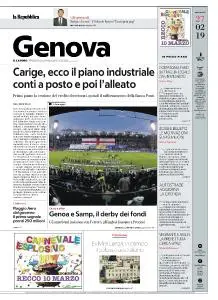 la Repubblica Genova - 27 Febbraio 2019