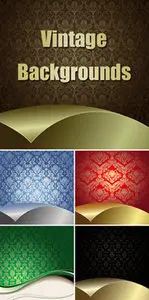 Vintage Backgrounds Vector