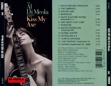 The Al Di Meola Project - Kiss My Axe (1991)