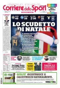 Corriere dello Sport Roma - 11 Dicembre 2017