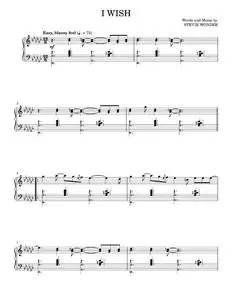 I wish - Stevie Wonder (Piano Solo)