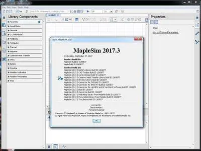 Maplesoft Maple MapleSim 2017.3