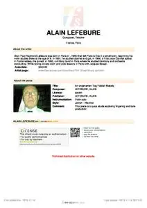 An angenemen Tog;Yiddish Melody