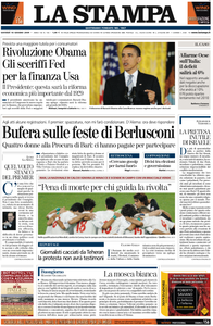 La Stampa 18 Giugno 2009 (Edizione di Cuneo ed Internazionale)