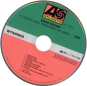 David Crosby - If I Could Only Remember My Name.... (1971) [DVD-A] {2006 Atlantic Remaster}