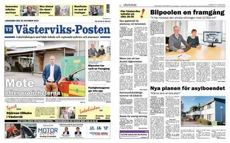 Västerviks-Posten – 21 oktober 2017