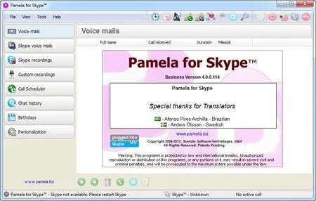 Pamela for Skype Business 4.8.0.114