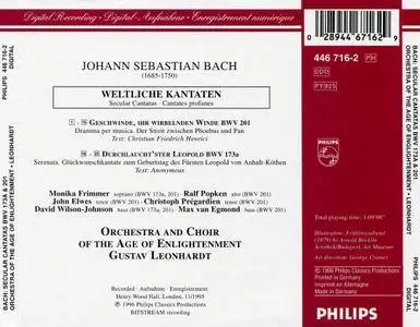 Gustav Leonhardt - J.S. Bach: Secular Cantatas BWV 173a & 201 (1996)