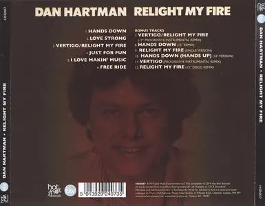 Dan Hartman - Relight My Fire (1979) [2014, Remastered & Expanded Edition]