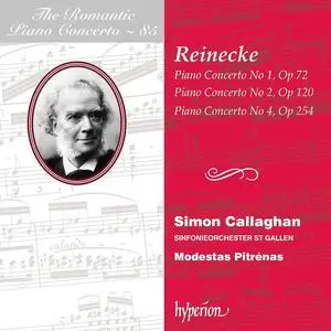 Simon Callaghan, Sinfonieorchester St Gallen & Modestas Pitrėnas - Reinecke: Piano Concertos (2023) [Digital Download 24/96]