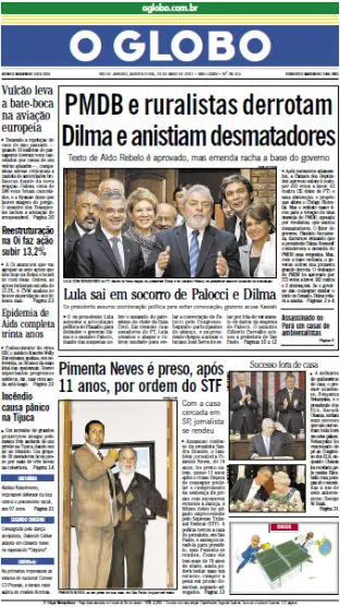 Jornal O Globo (25/05/2011)