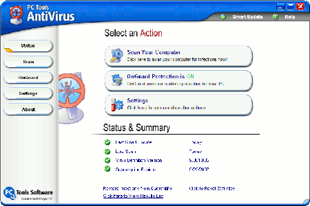PC Tools Antivirus ver. 3.0.0.15