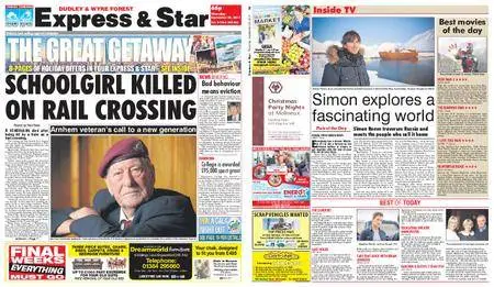 Express and Star Dudley and Wyre Forest Edition – September 28, 2017