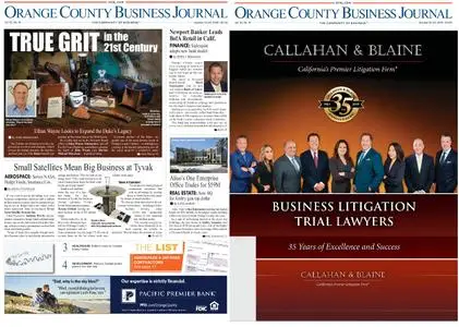 Orange County Business Journal – October 14, 2019