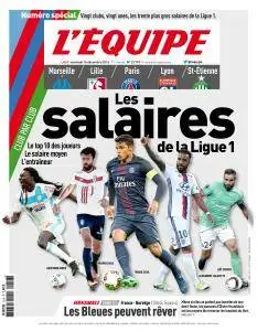 L'equipe du Vendredi 16 Décembre 2016