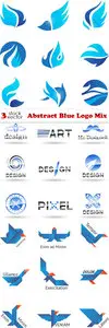 Vectors - Abstract Blue Logo Mix