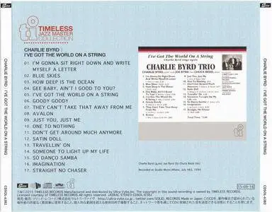 Charlie Byrd Trio - I've Got The World On A String (1994) {2015 Japan Timeless Jazz Master Collection Complete Series}