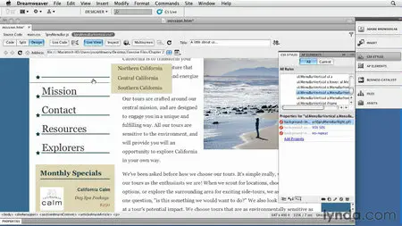 Site Navigation with CSS in Dreamweaver [repost]