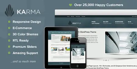 ThemeForest Karma Responsive WordPress Theme v4.2