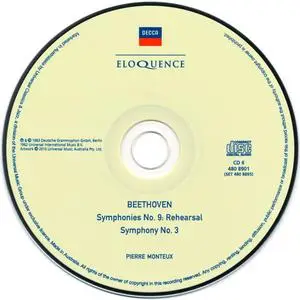 Ludwig van Beethoven - The Nine Symphonies - Pierre Monteux (2015) {6CD Set Decca 4808895 rec 1957-1962}