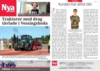 Nya Åland – 15 juli 2018