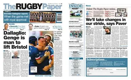 The Rugby Paper – September 11, 2022