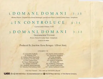 Al Bano & Romina Power - Domani, Domani (Germany CD5) (1993) {WEA}