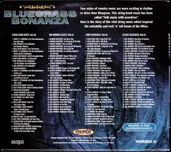 Various Artists - Bluegrass Bonanza (2001) {4CD Set, Proper Records PROPERBOX29 rec 1920'-1950'}
