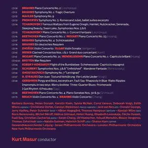 Kurt Masur - The Complete Warner Classics Edition - His Teldec & EMI Classics Recordings [70CD Box Set] (2022)