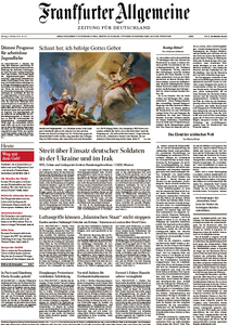 Frankfurter Allgemeine Zeitung vom Montag, 06. Oktober 2014