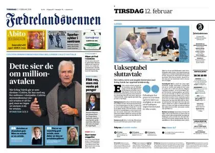 Fædrelandsvennen – 12. februar 2019