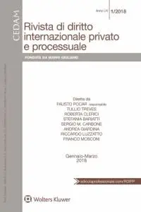 Rivista di Diritto Internazionale Privato e Processuale - Gennaio-Marzo 2018