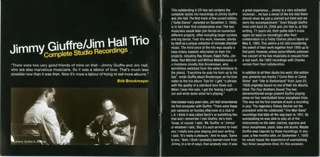 Jimmy Giuffre, Jim Hall Trio - Complete Studio Recordings, 1956-1959 (2008) {4CD Set Gambit Records 69300}