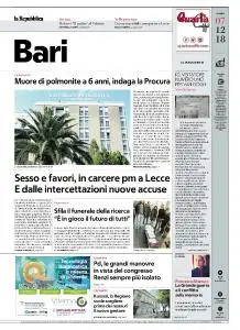 la Repubblica Bari - 7 Dicembre 2018