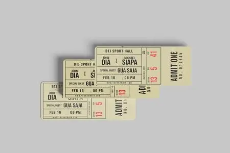 Ticket Mockup BKSLD4E