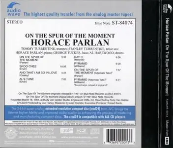 Horace Parlan - On The Spur Of The Moment (1961) {JVC XRCD}